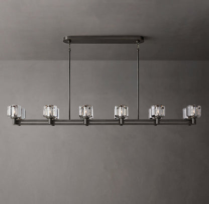 Demarett Dual Linear Chandelier 72"
