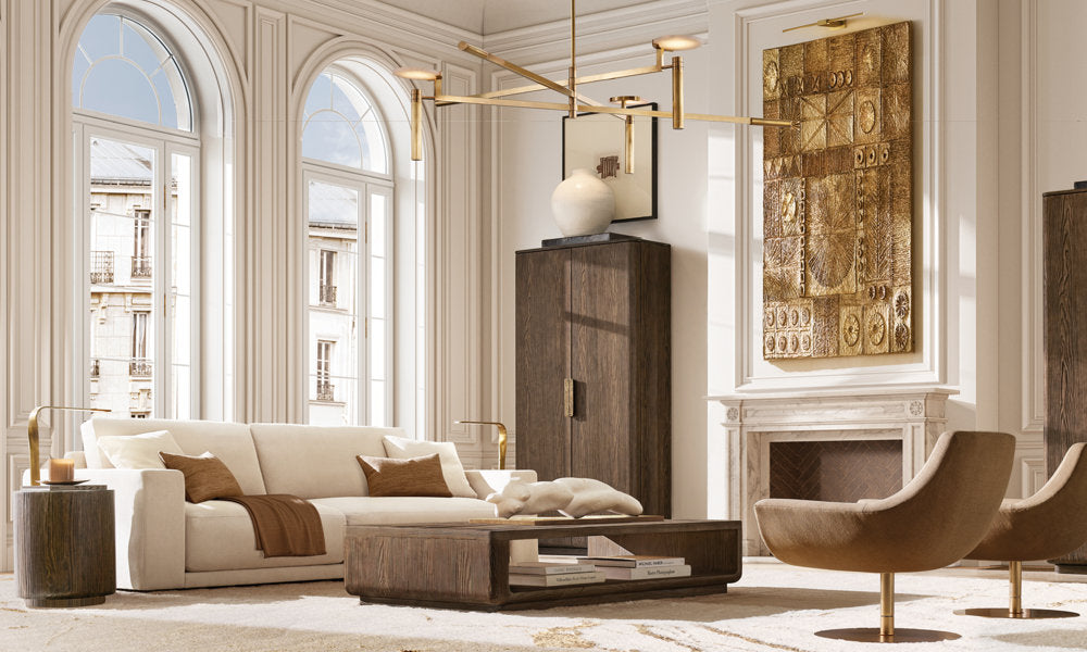 Melange Round Chandelier 45"