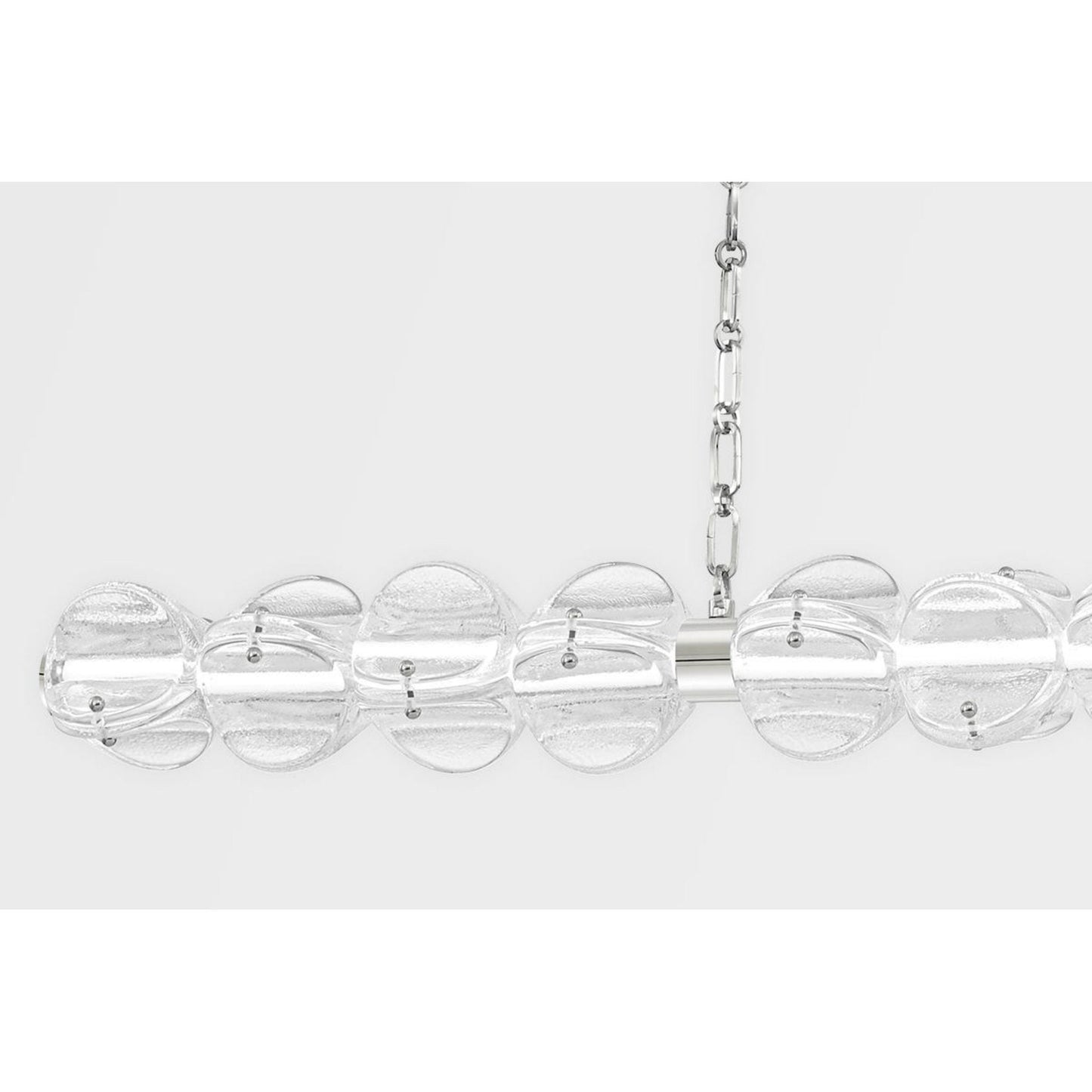 Lindley 1-Light Chandelier in Polished Nickel 54.5L x 54.5W x 4.625H