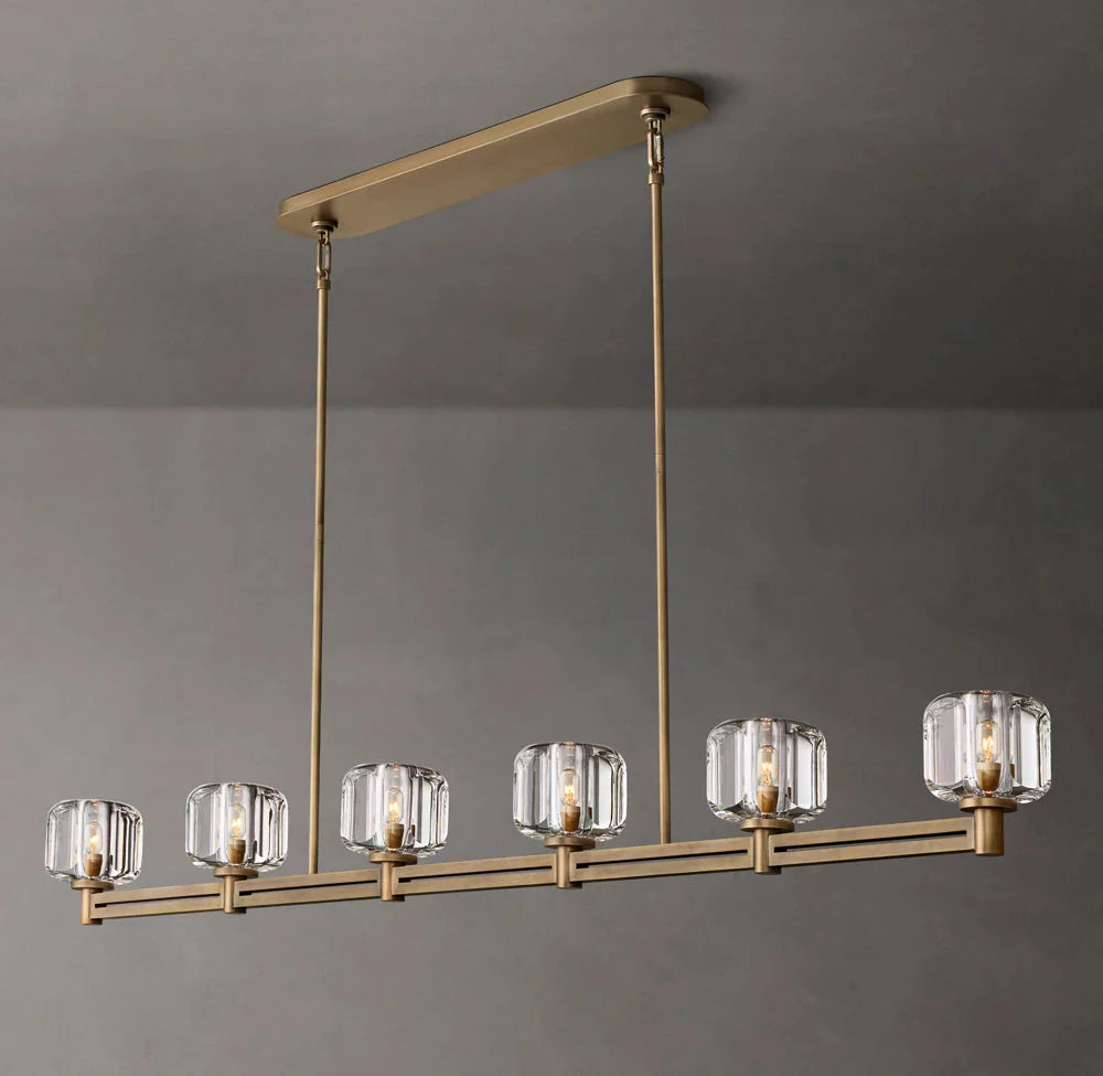 Demarets Rectilinear Linear Chandelier 72"