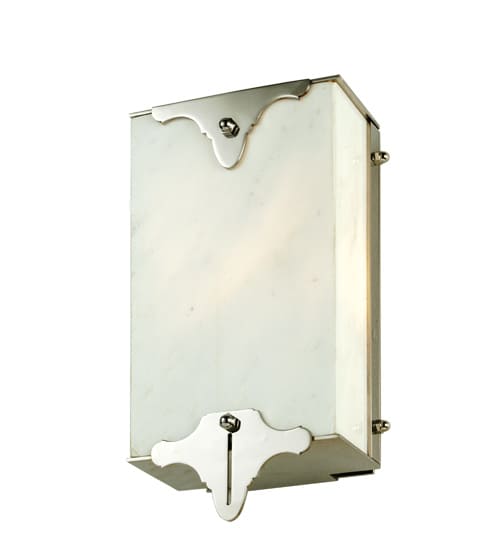 7" Wide 2 Light Wall Sconce with Onyx Stone Shade