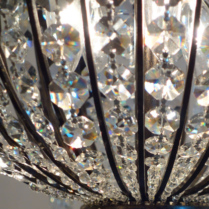 Vanderbilt 34'' Hand Cut Crystal English Bronze Chandelier Bronze 34"W x 42"H x 34"D