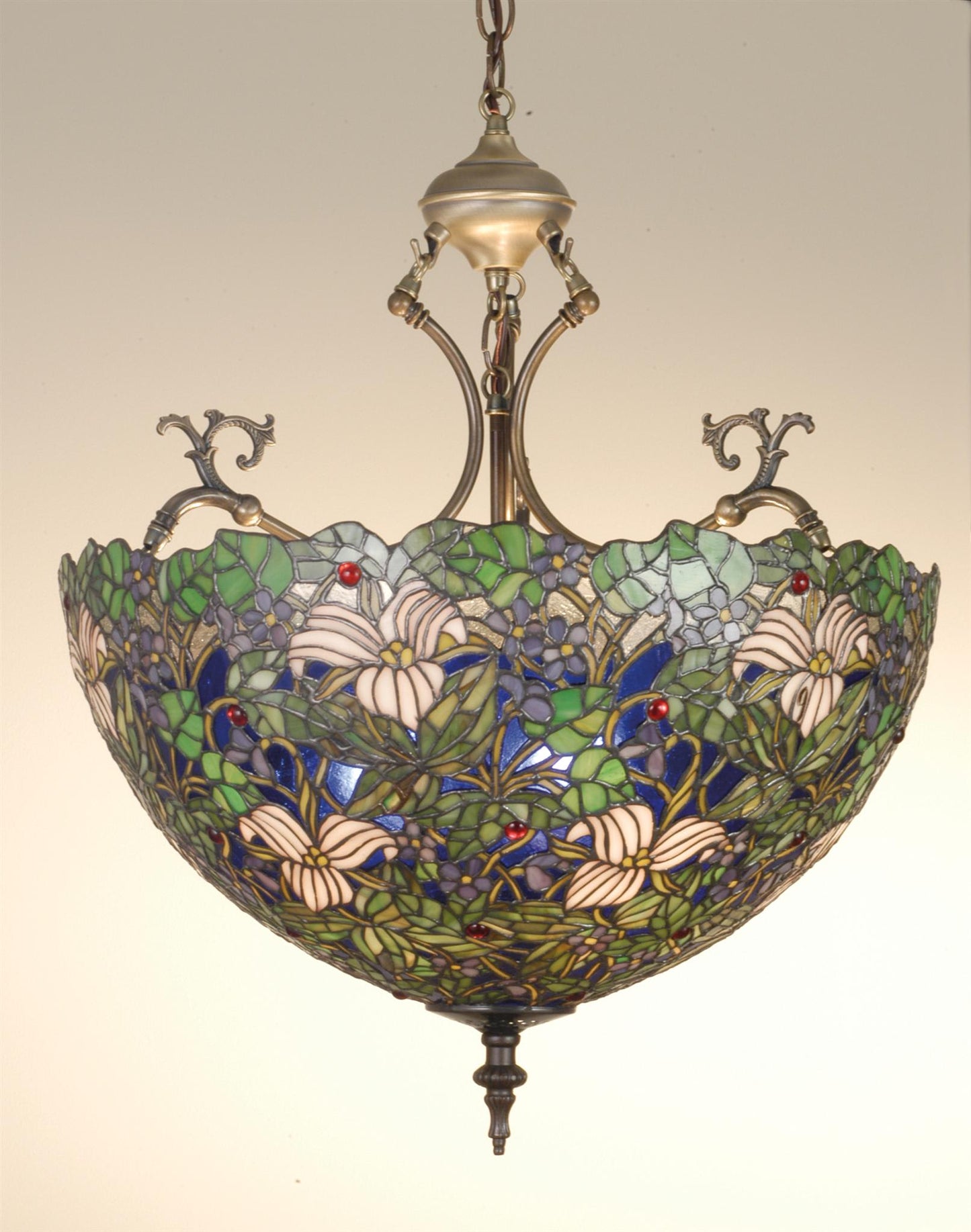 3 Light 20" Wide Pendant with Handmade Shade