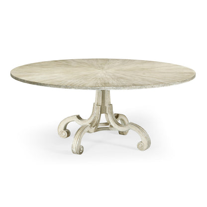 Jonathan Charles Lacock Toasted Oak Dining Table 71"