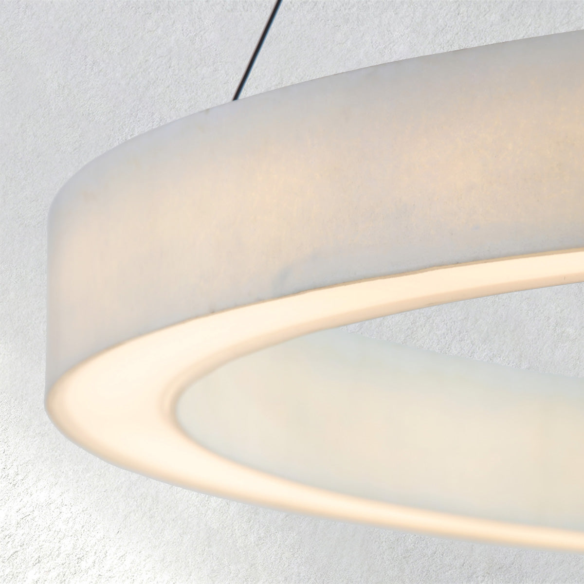 Furnio Alabaster StoneGlow Round Chandelier