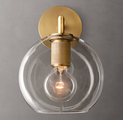 Utilitaire Globe Shade Sconce