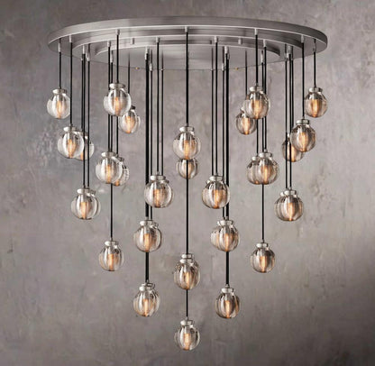 Pearls Circular Chandelier 48"