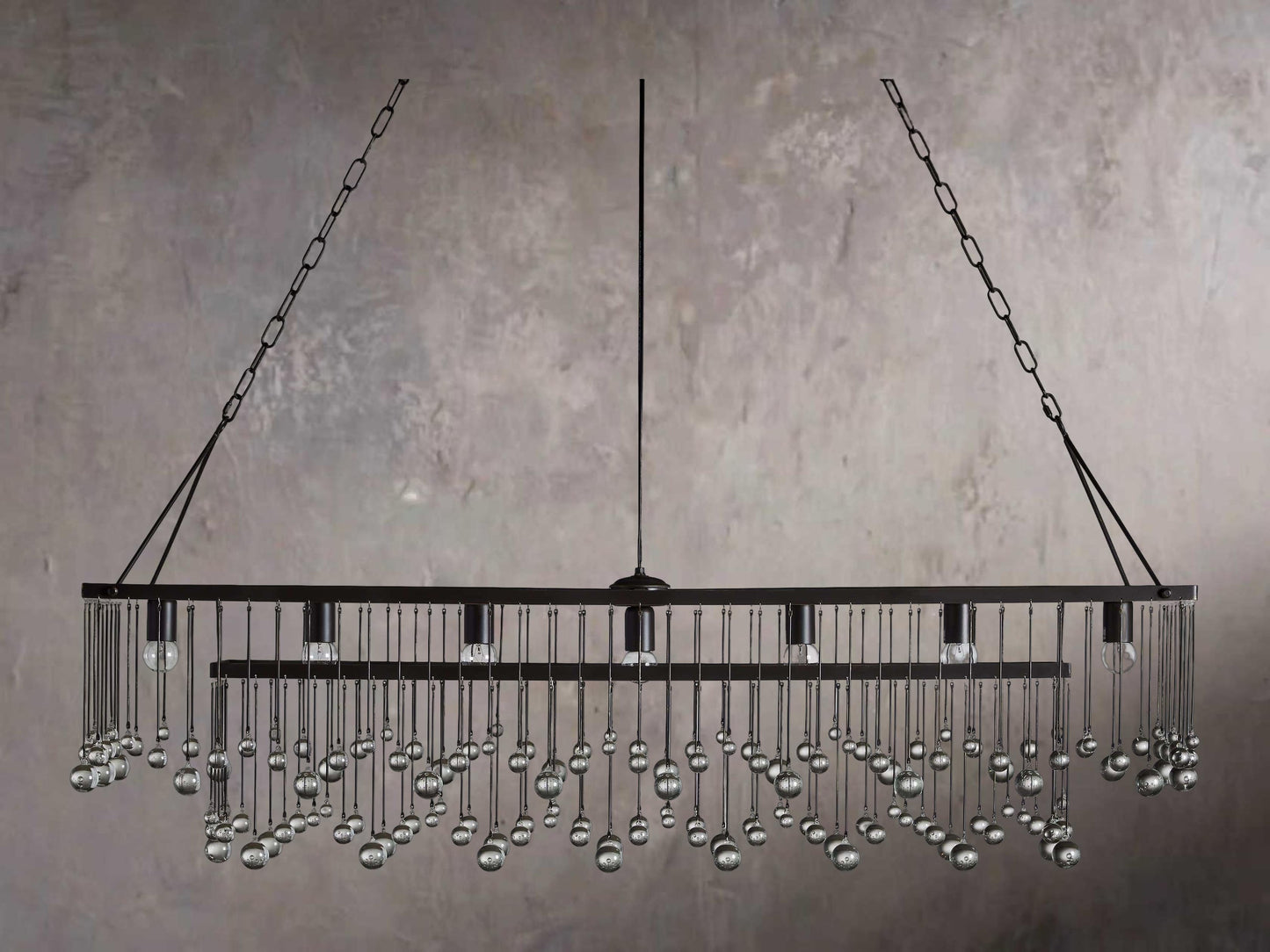 Aubreys Linear Rectangular Chandelier