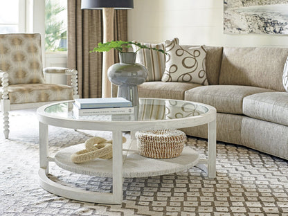 Tommy Bahama Home Ocean Breeze Pompano Round Cocktail Table