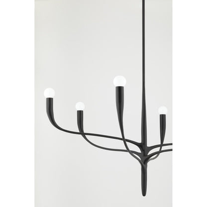 Labra 12-Light Chandelier in Aged Iron 52.25L x 52.25W x 26.5H