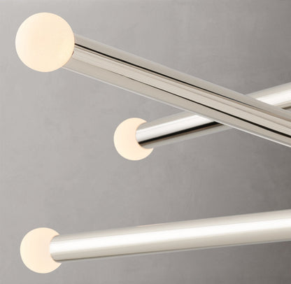 Rousseau 8-Light Mobile Orb Chandelier
