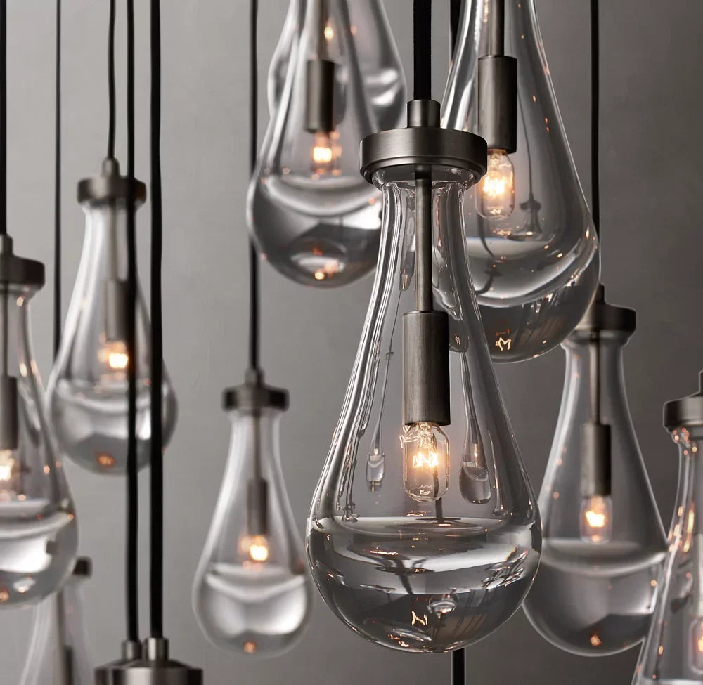 Rain Rectangular Chandelier 72"