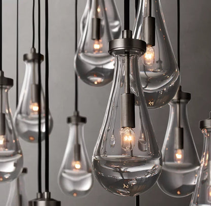 Rain Rectangular Chandelier 72"