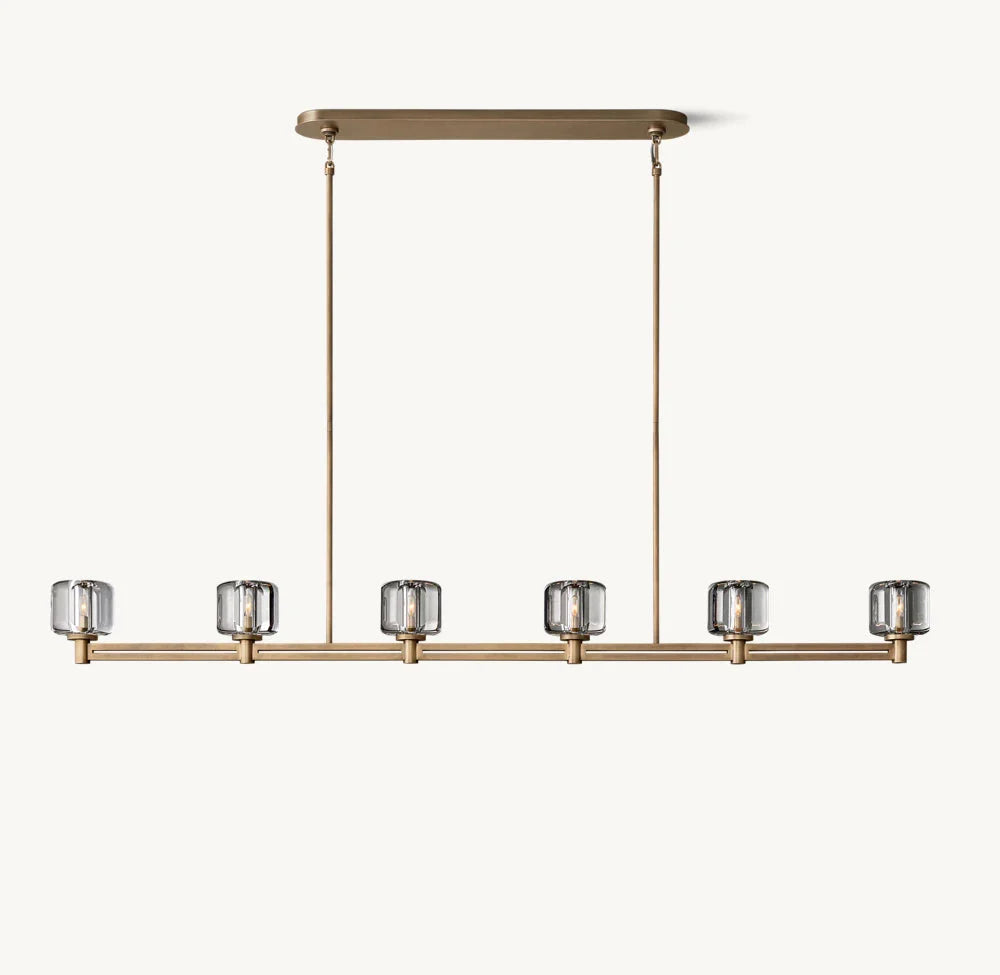 Demarets Rectilinear Linear Chandelier 72"