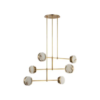 Melange 54" Multi-Positional Chandelier