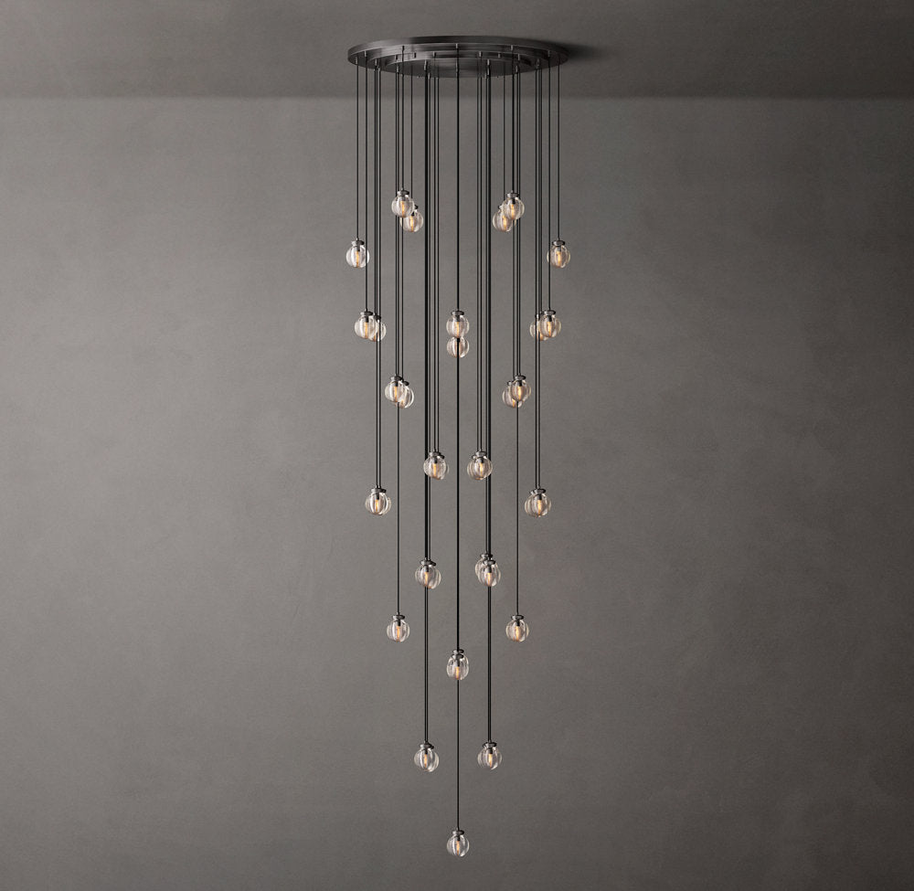 Pearls Circular Chandelier 48"