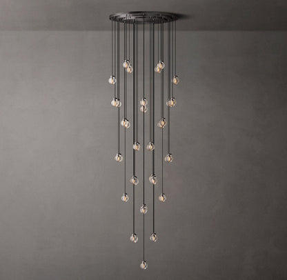 Pearls Circular Chandelier 48"