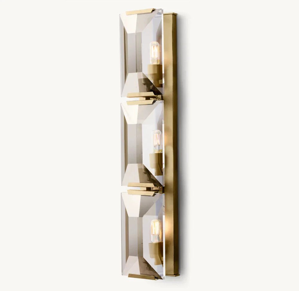 Harlow Crystal Triple Sconce
