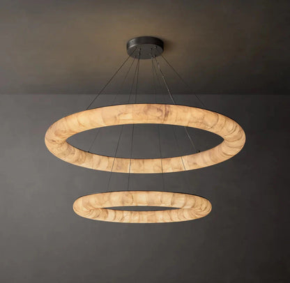 Rivage Smooth Dual-Level Circular Chandelier 61"