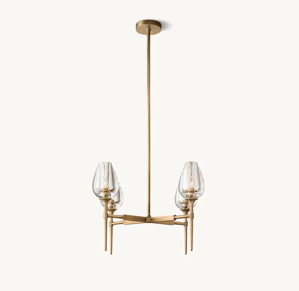 Tulips Circular Chandelier 27"