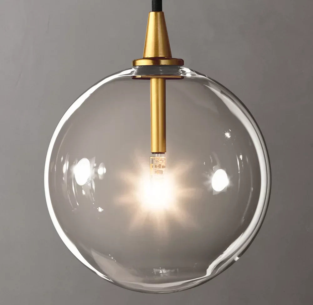 Glass Globe Mobile Pendant