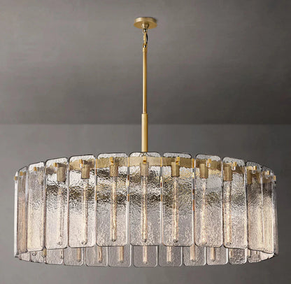 Calamette Circular Glass Chandelier 48"