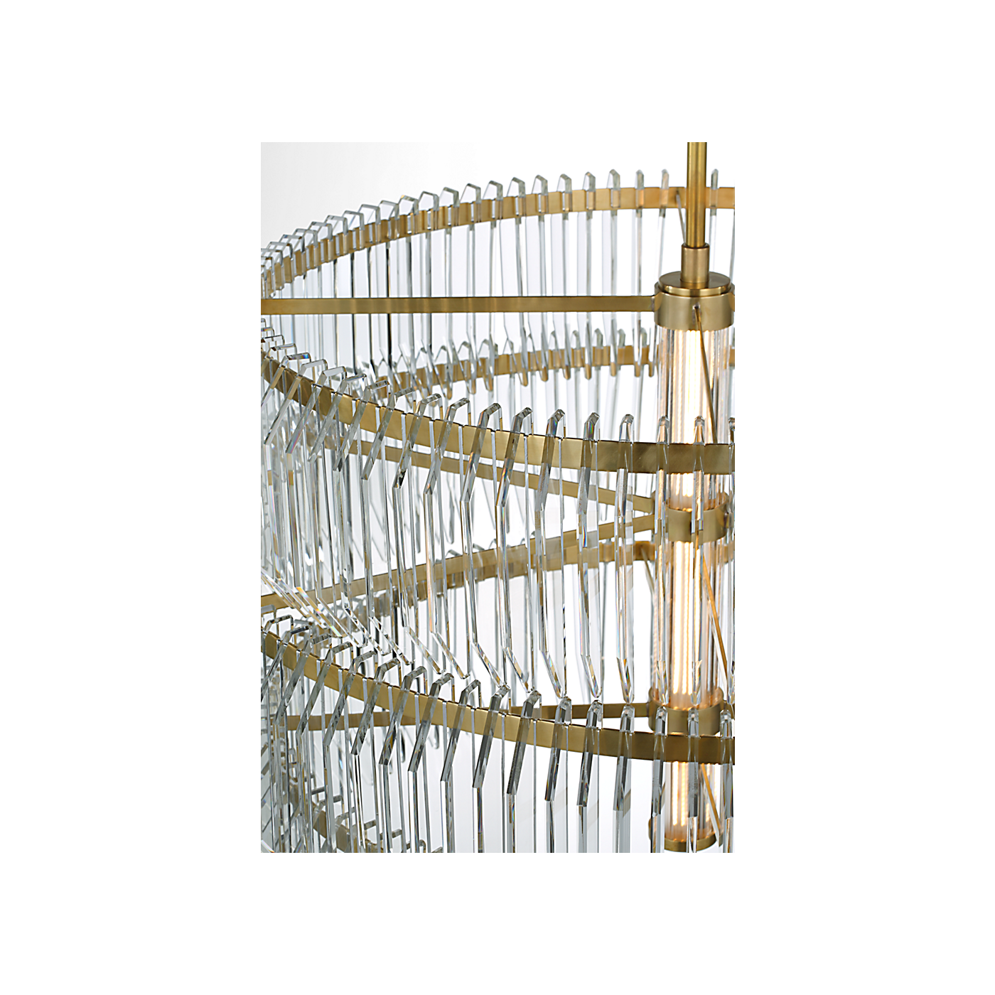 Killarney 32" Layered Drum Chandelier