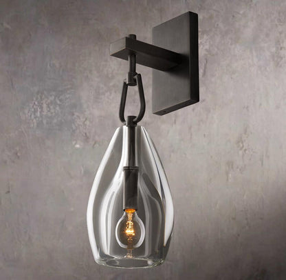 Botanical Fluted Wall Sconce