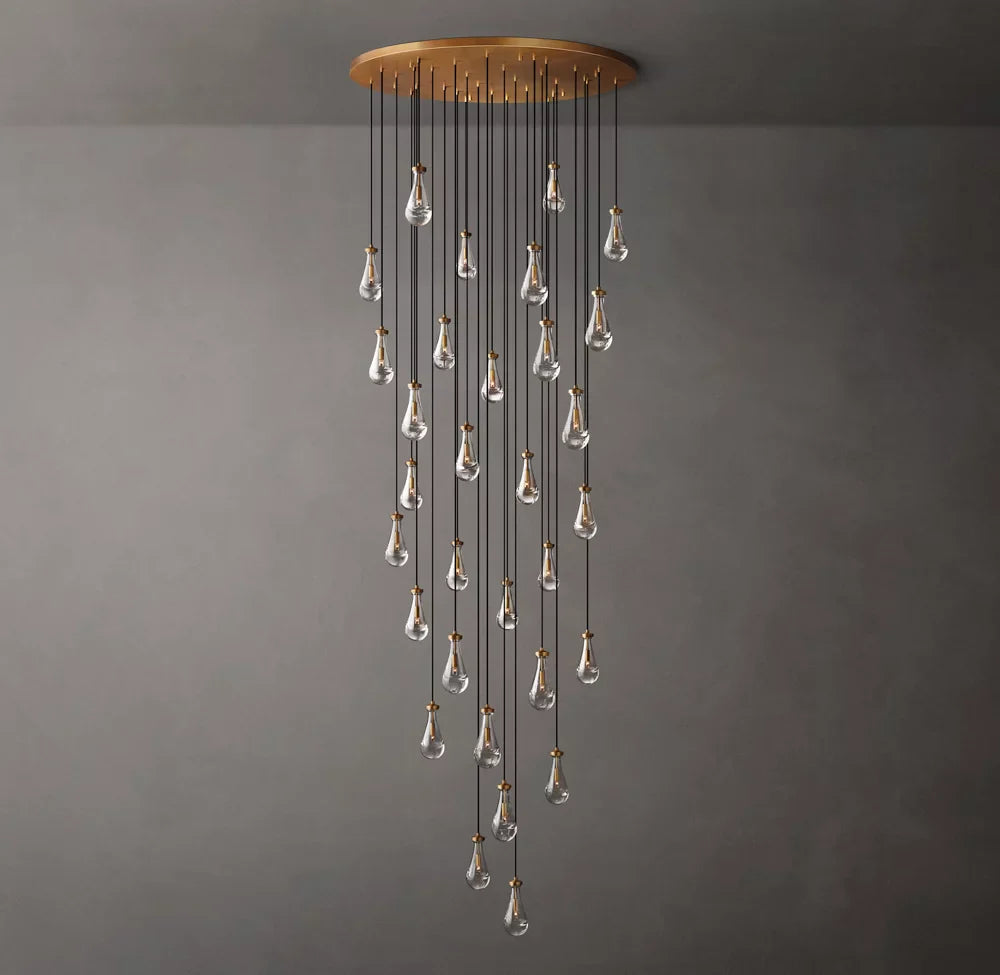 Rain Round Chandelier 60"