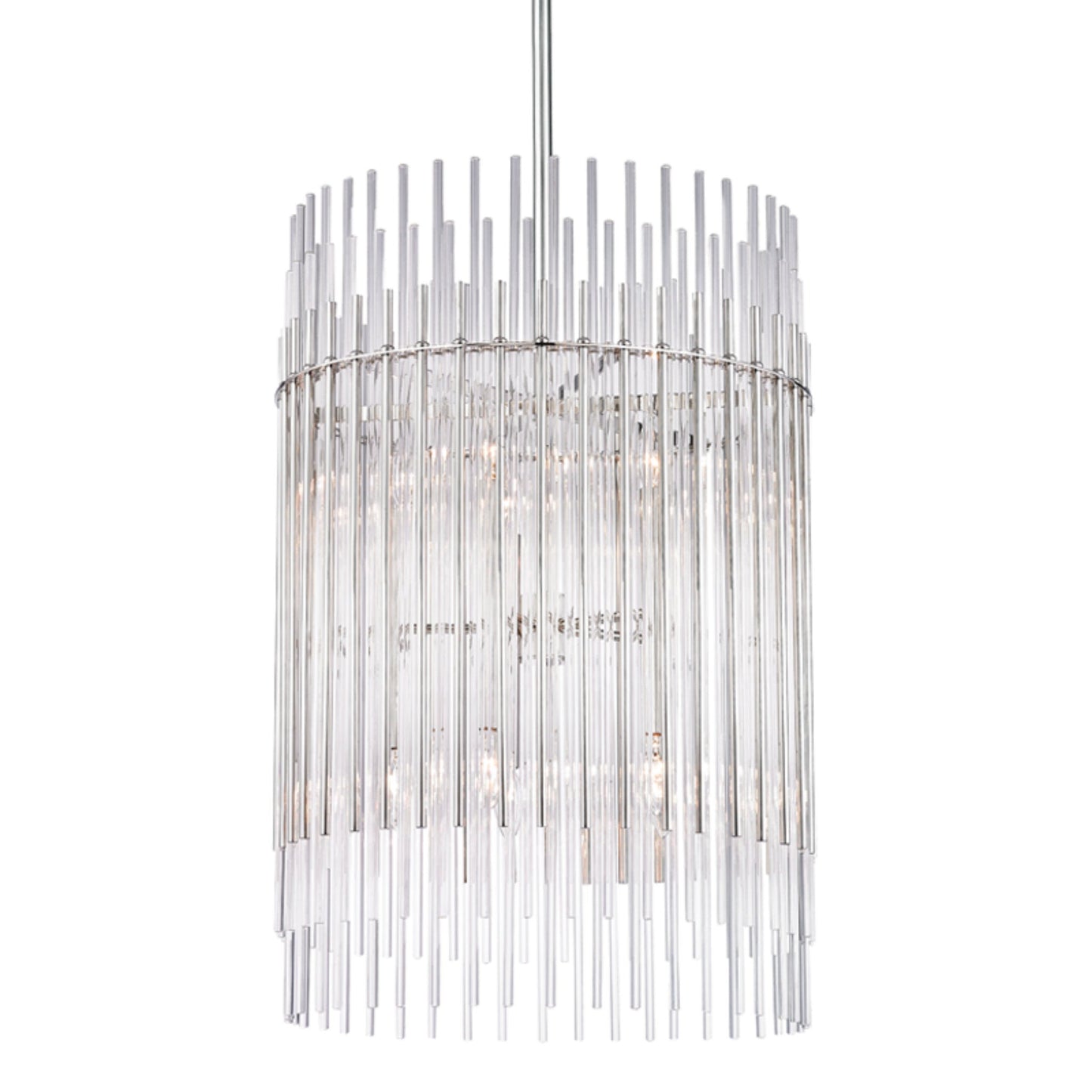 Wallis 10-Light Chandelier in Polished Nickel 20.75L x 20.75W x 30.75H