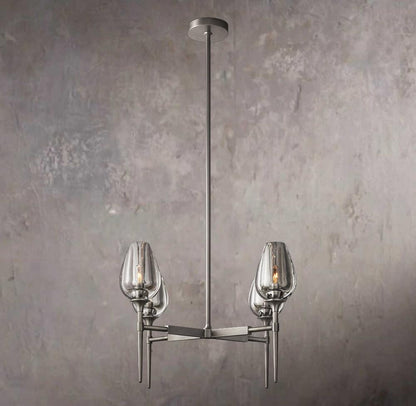 Tulips Circular Chandelier 27"