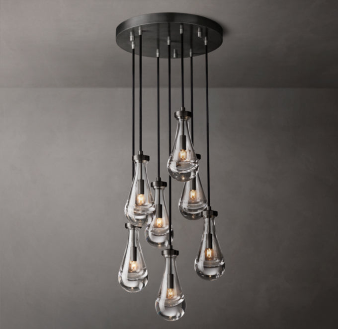 Rains Circular Chandelier 18"