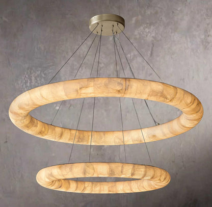 Rivage Smooth Dual-Level Circular Chandelier 61"