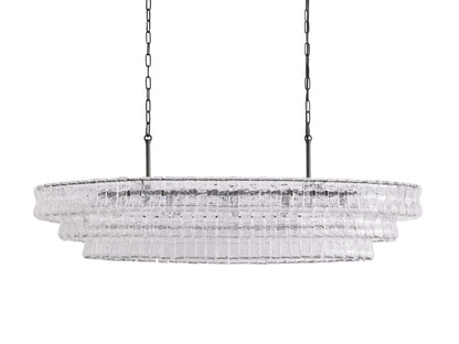 Ghiaccio Oval Chandelier