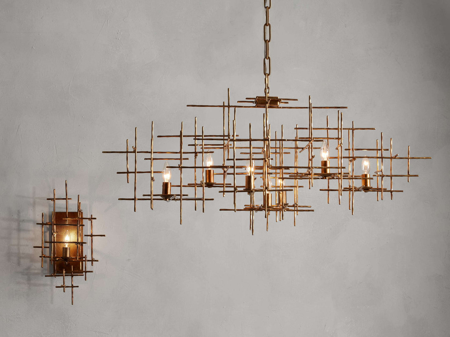 Fritz Crystal Chandelier Lamp