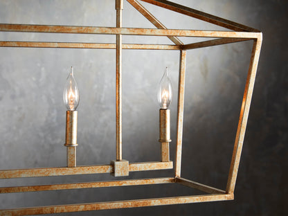 Garnet Rectangular Chandelier