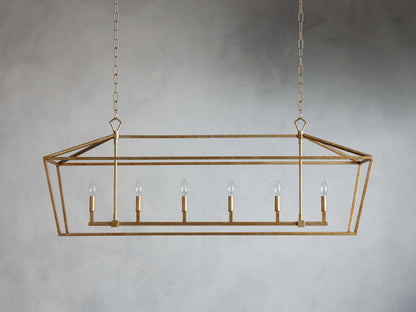 Garnet Rectangular Chandelier