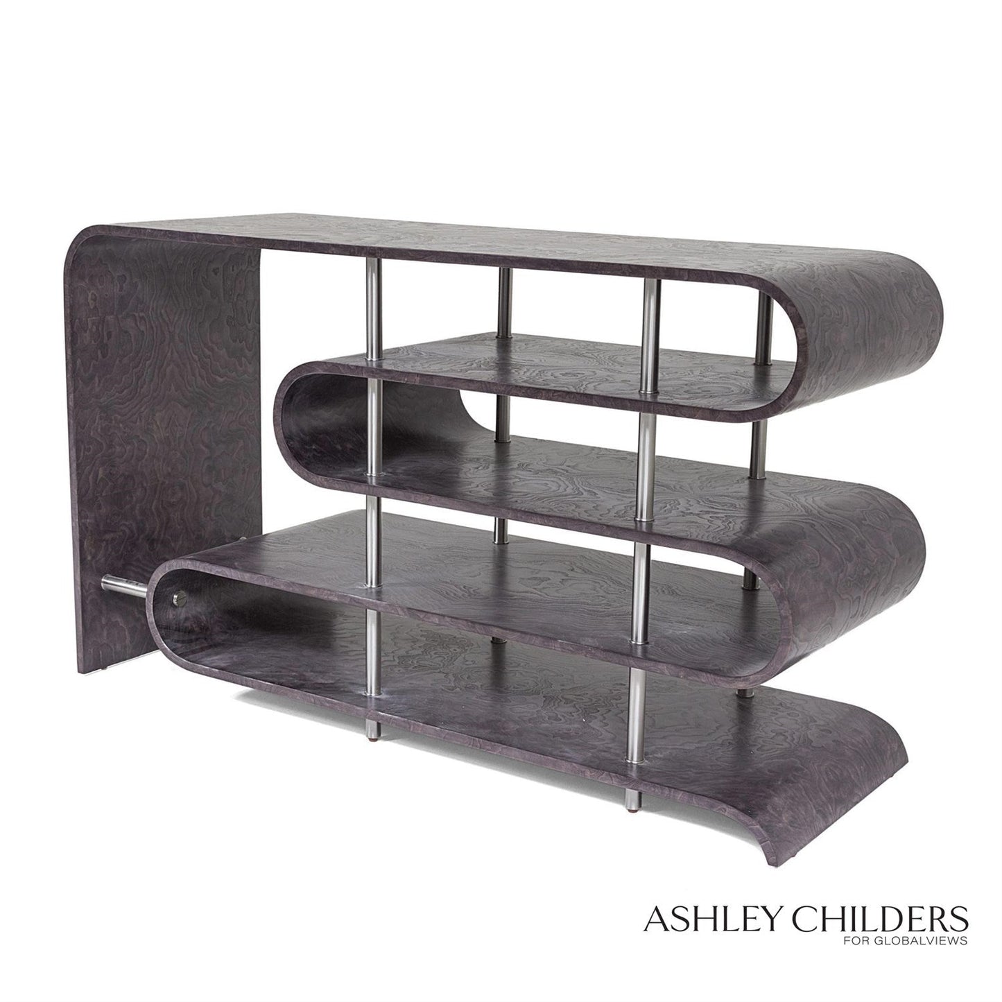 Global Views Traverse White Console by Ashley Childers