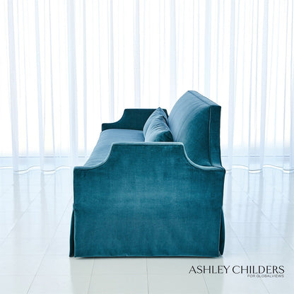 Global Views Diana Skirted Sofa by Ashley Childers