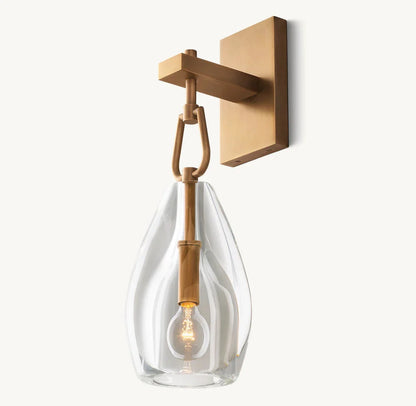 Botanical Fluted Wall Sconce