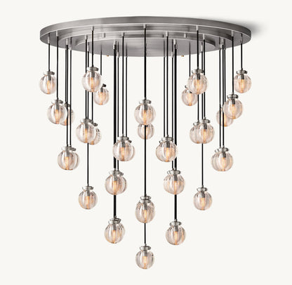 Pearls Circular Chandelier 48"