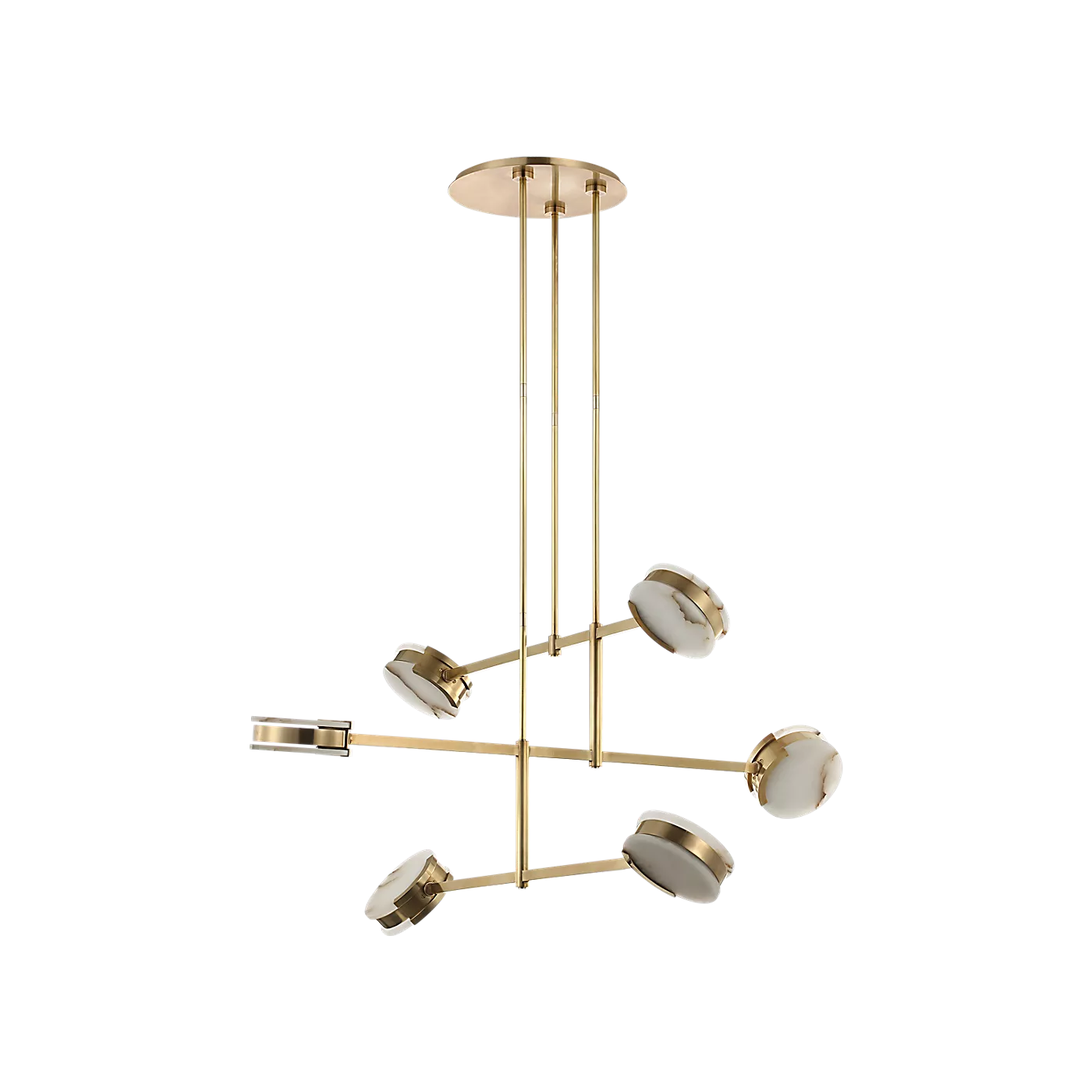 Melange 54" Multi-Positional Chandelier