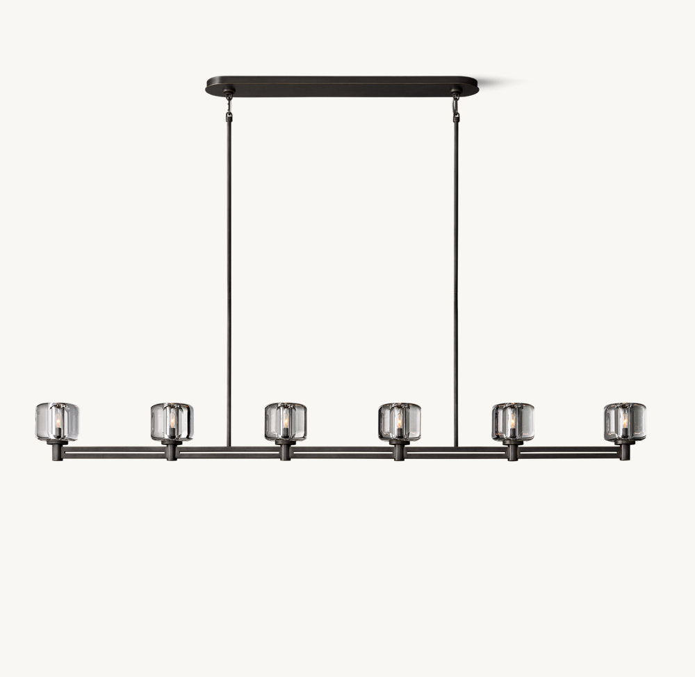 Demarets Rectilinear Linear Chandelier 72"