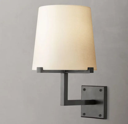 Pauillac Fabric Shade Grand Sconce