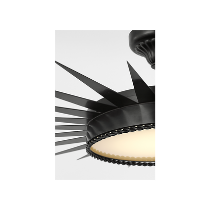 Soleil 36" Semi-Flush Mount