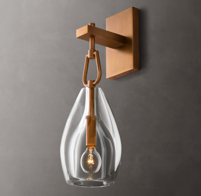 Botanical Fluted Wall Sconce
