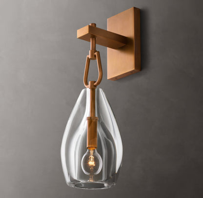 Botanical Fluted Wall Sconce