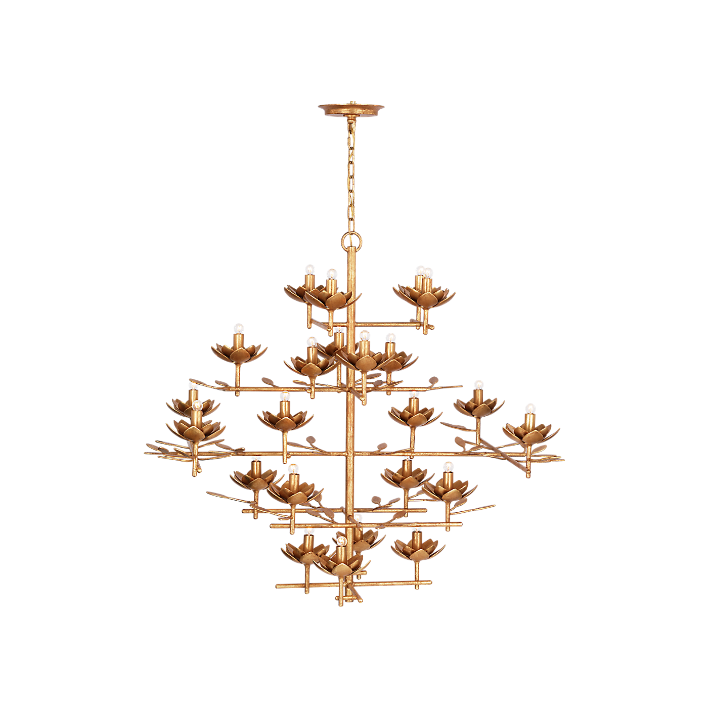 Clementine 48" Tiered Entry Chandelier
