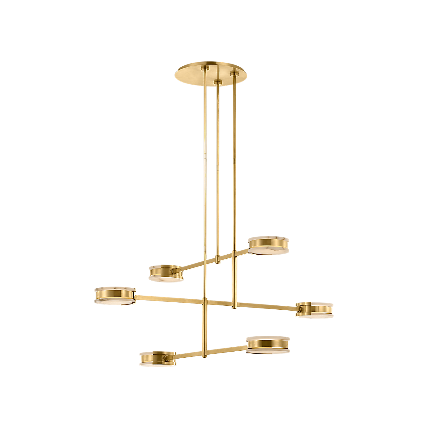Melange 54" Multi-Positional Chandelier