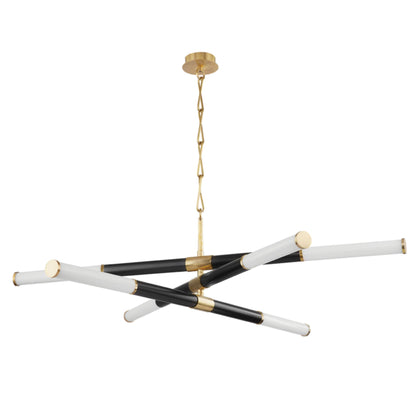 Huntington 6-Light Chandelier in Aged Old Bronze 60L x 60W x 15.75H